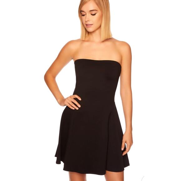 Susana Monaco Revolve Strapless LBD Mini Dress Black S - Picture 1 of 6